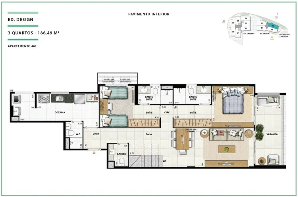 Cobertura, 4 quartos, 219 m² - Foto 16