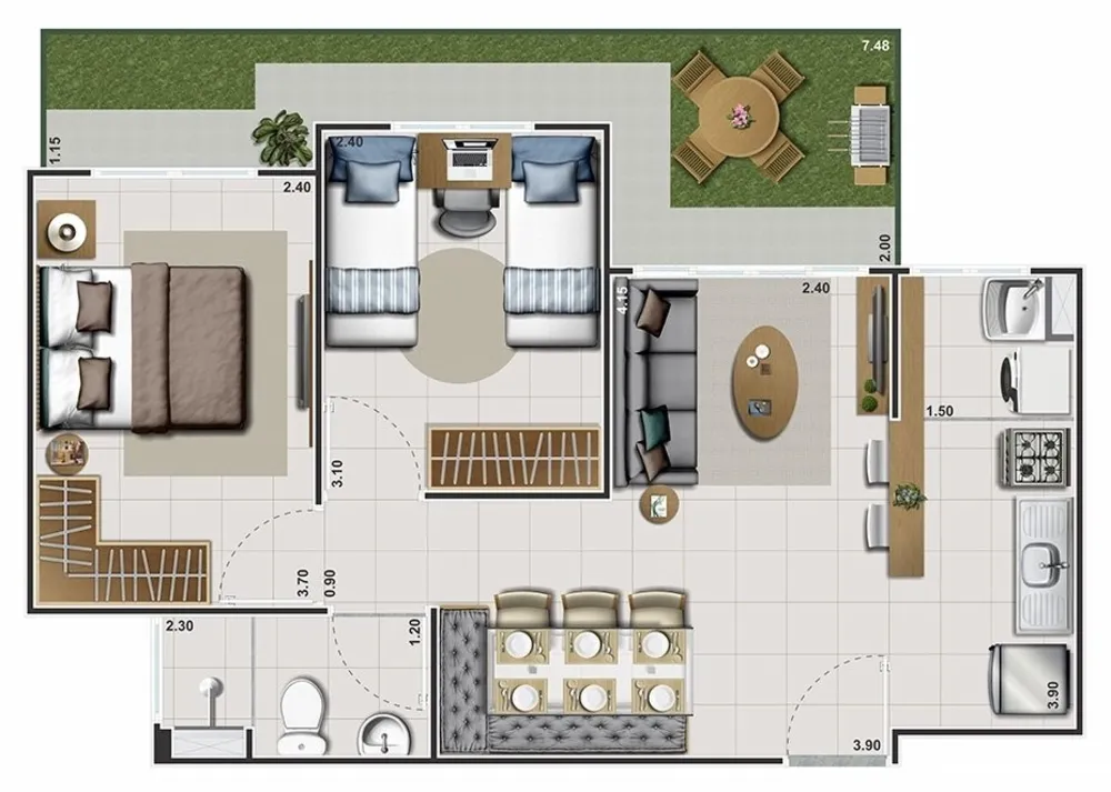 Apartamento, 2 quartos, 53 m² - Foto 18