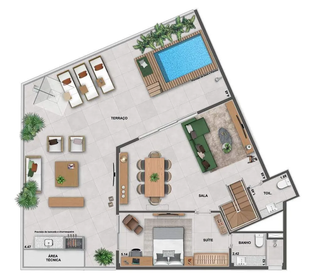 Apartamento, 2 quartos, 84 m² - Foto 43