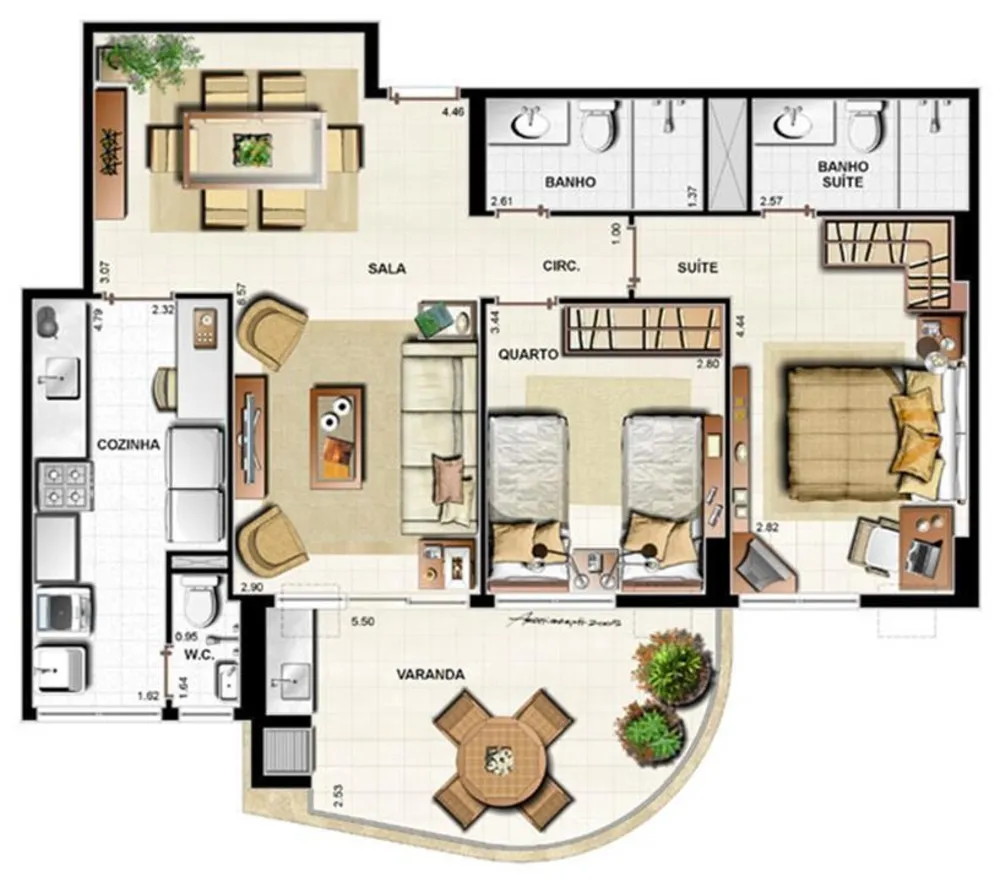 Apartamento, 2 quartos, 82 m² - Foto 29