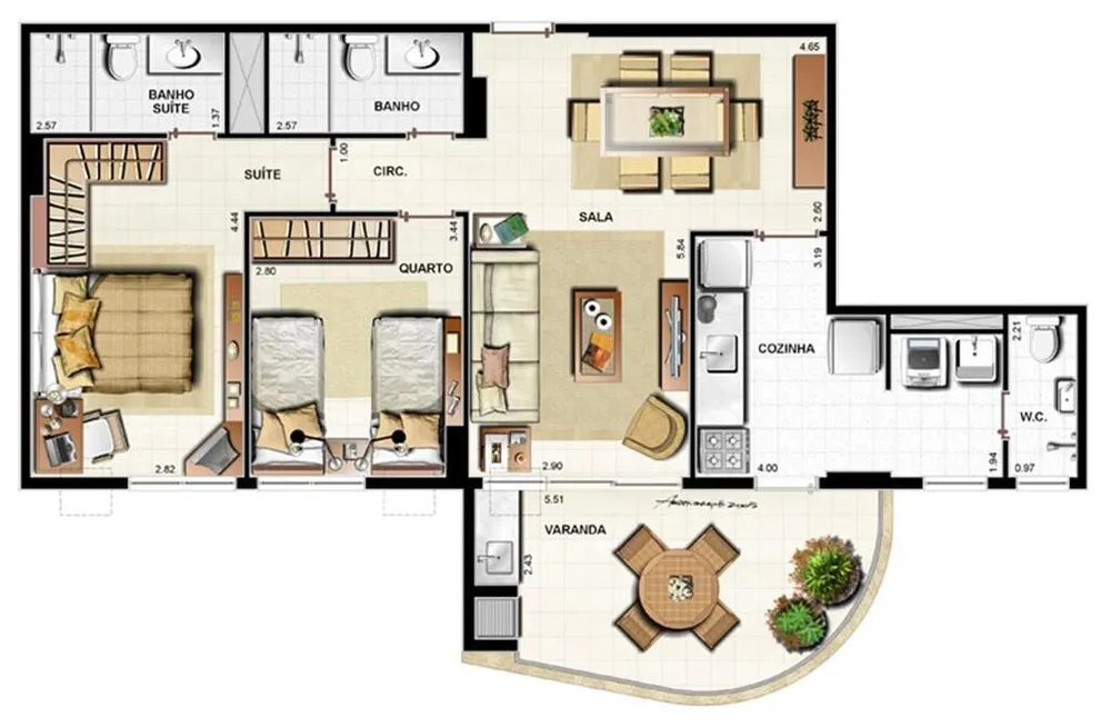 Apartamento, 2 quartos, 82 m² - Foto 24
