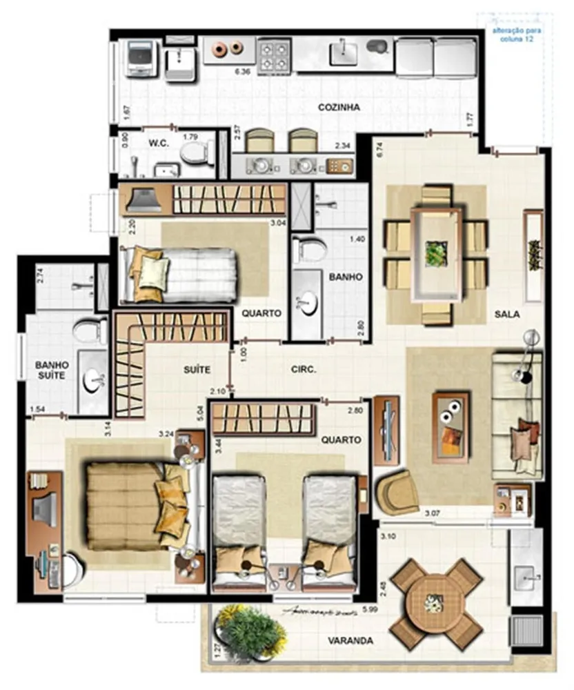 Apartamento, 2 quartos, 82 m² - Foto 30