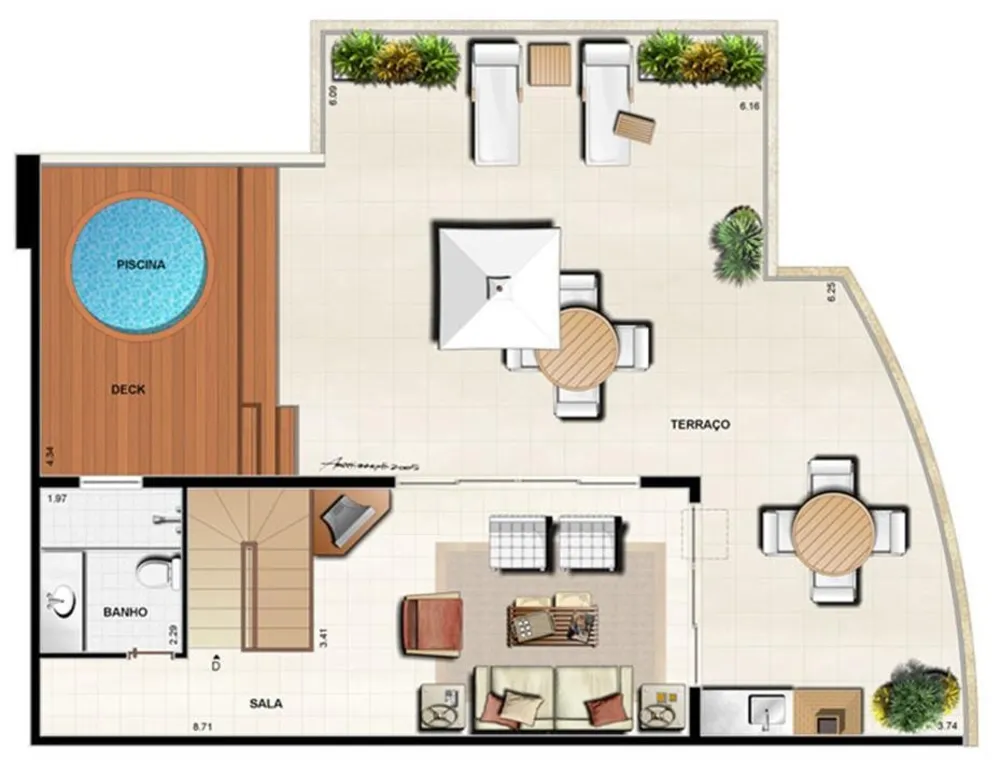 Apartamento, 2 quartos, 82 m² - Foto 44