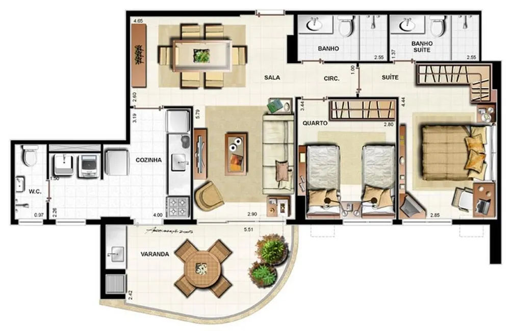 Apartamento, 2 quartos, 82 m² - Foto 25