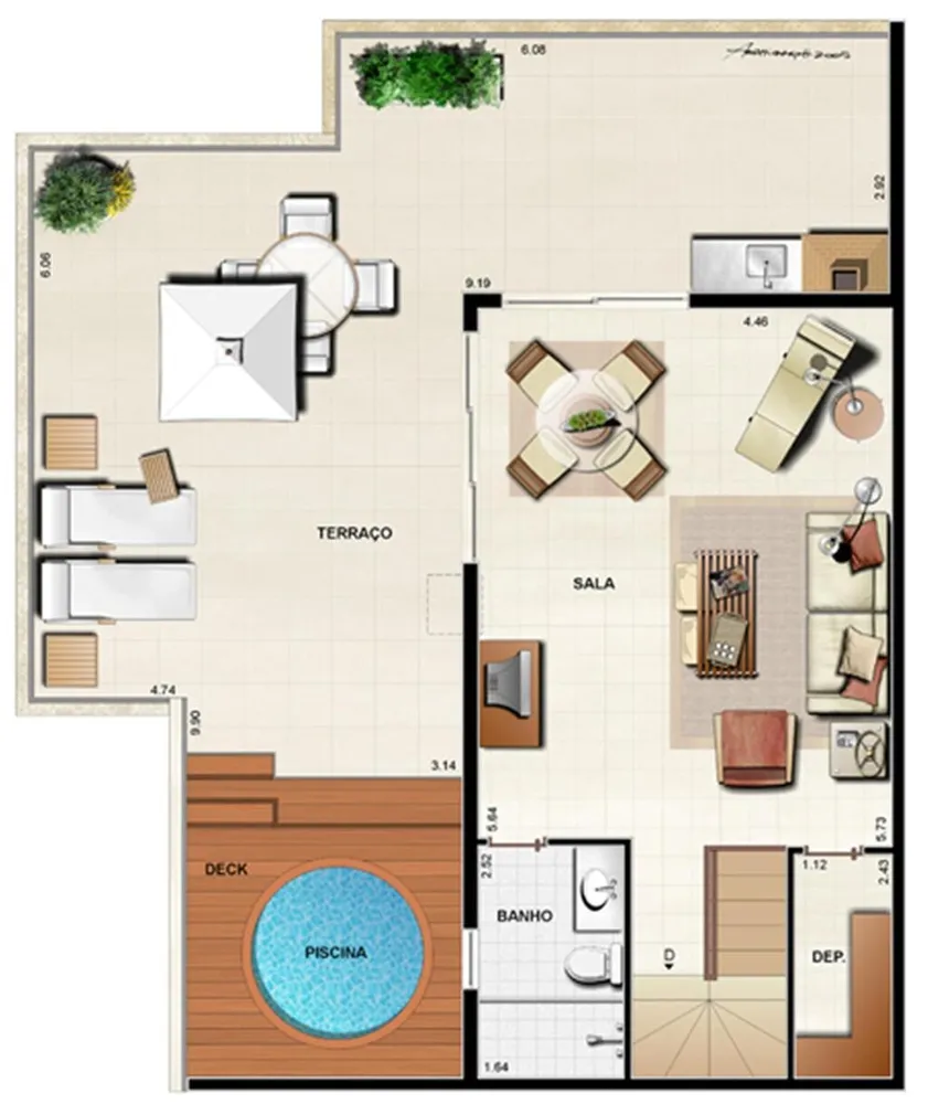 Apartamento, 2 quartos, 82 m² - Foto 40