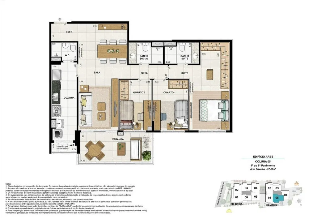 Apartamento, 3 quartos, 110 m² - Foto 39