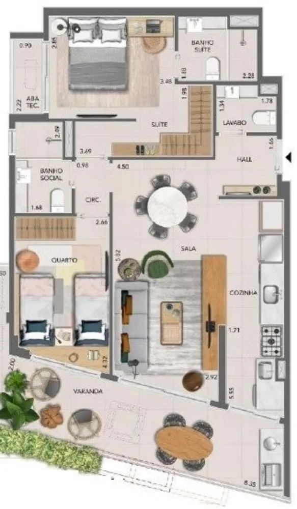 Apartamento, 3 quartos, 102 m² - Foto 6