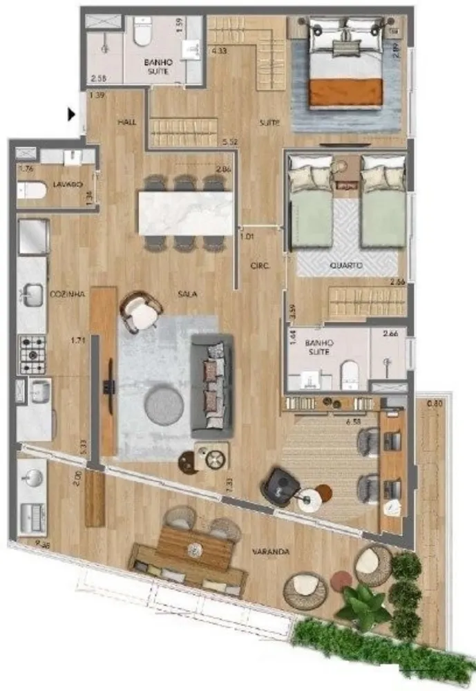 Apartamento, 3 quartos, 102 m² - Foto 30