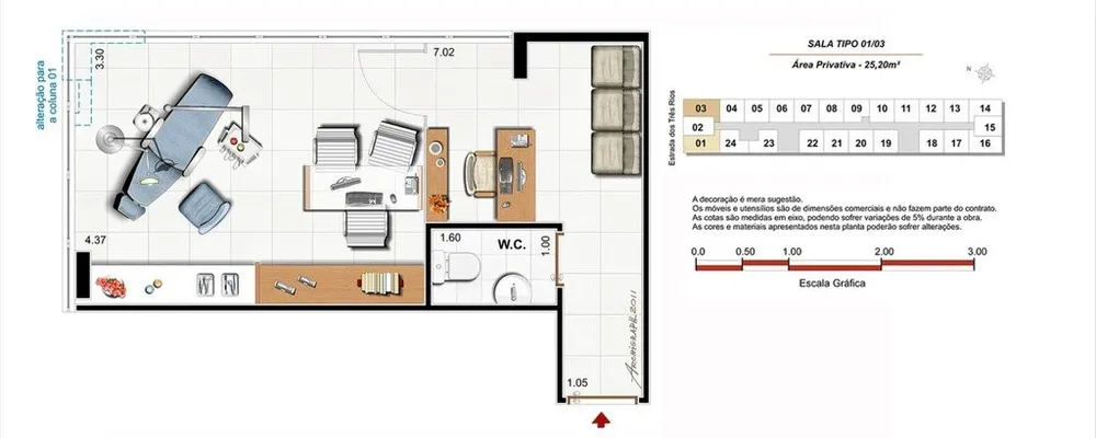 Sala-Conjunto, 22 m² - Foto 12