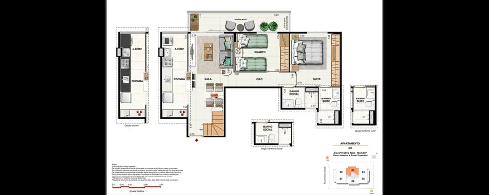 Apartamento, 2 quartos, 67 m² - Foto 24