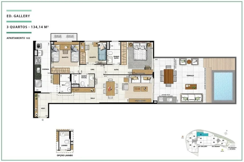 Cobertura, 4 quartos, 199 m² - Foto 32