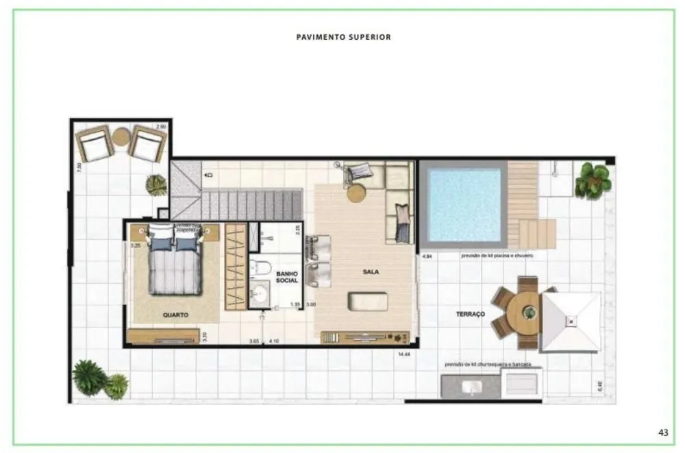 Cobertura, 4 quartos, 199 m² - Foto 46