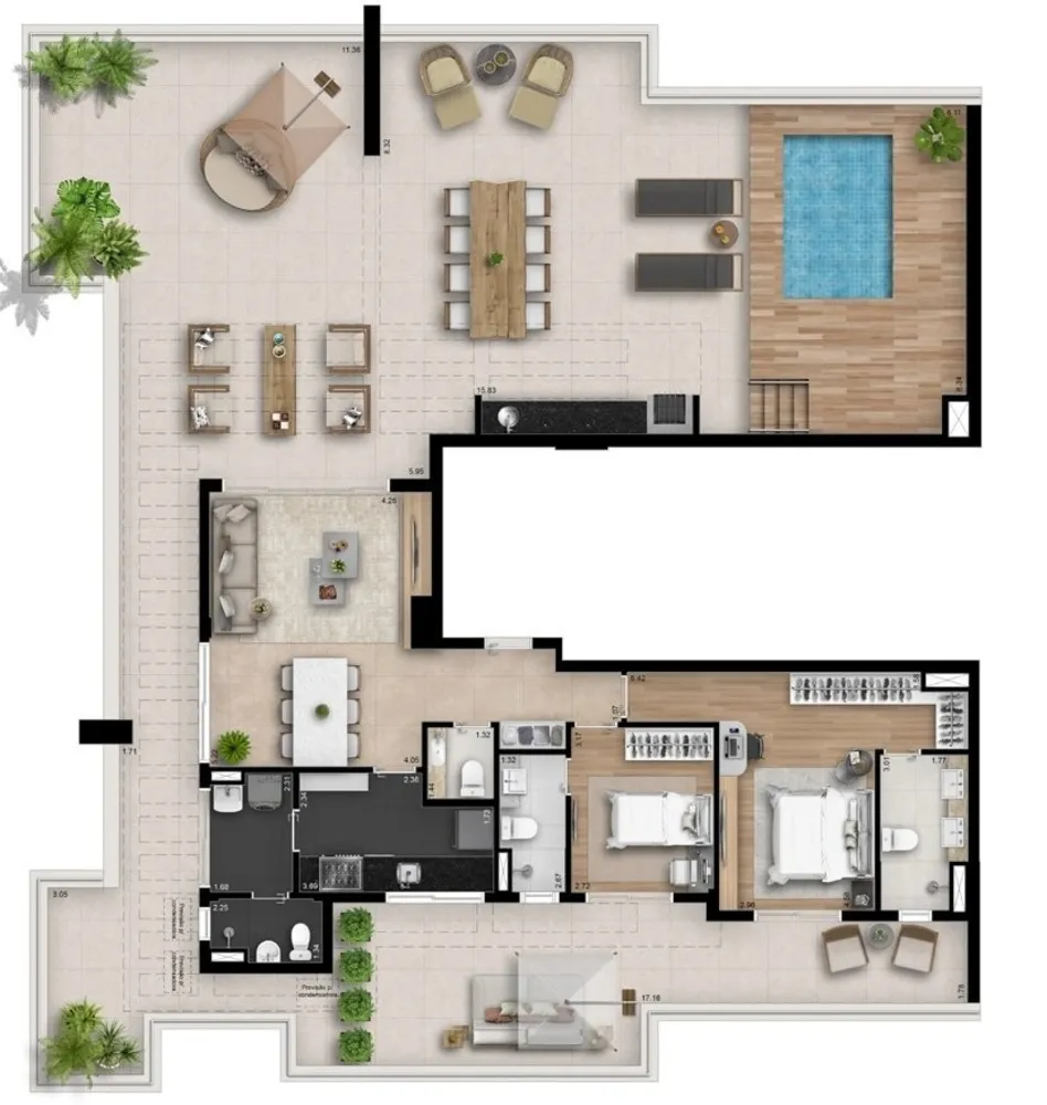 Apartamento, 2 quartos, 74 m² - Foto 5