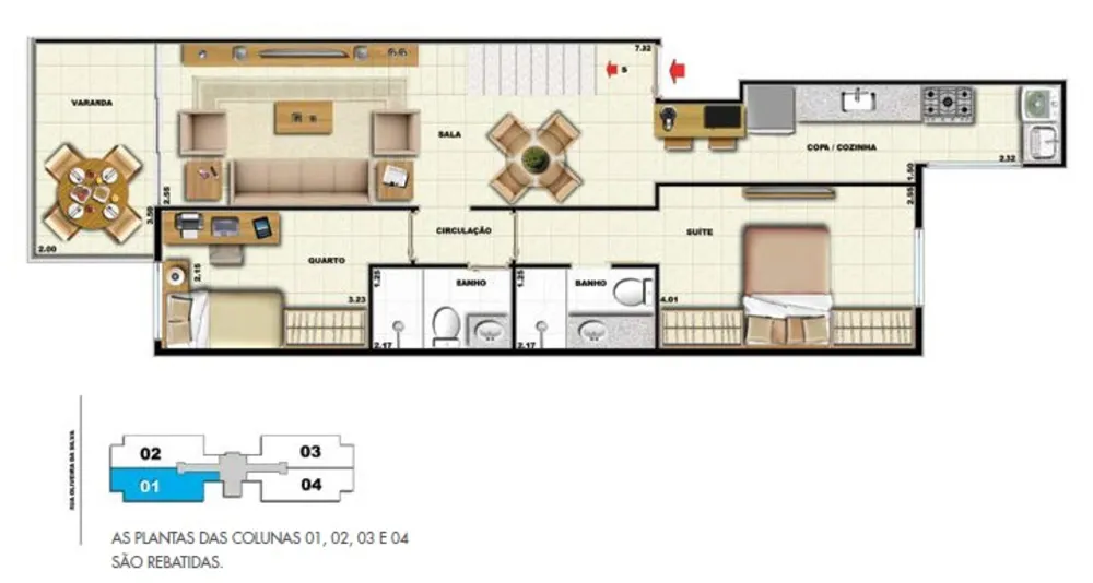 Apartamento, 2 quartos, 84 m² - Foto 11