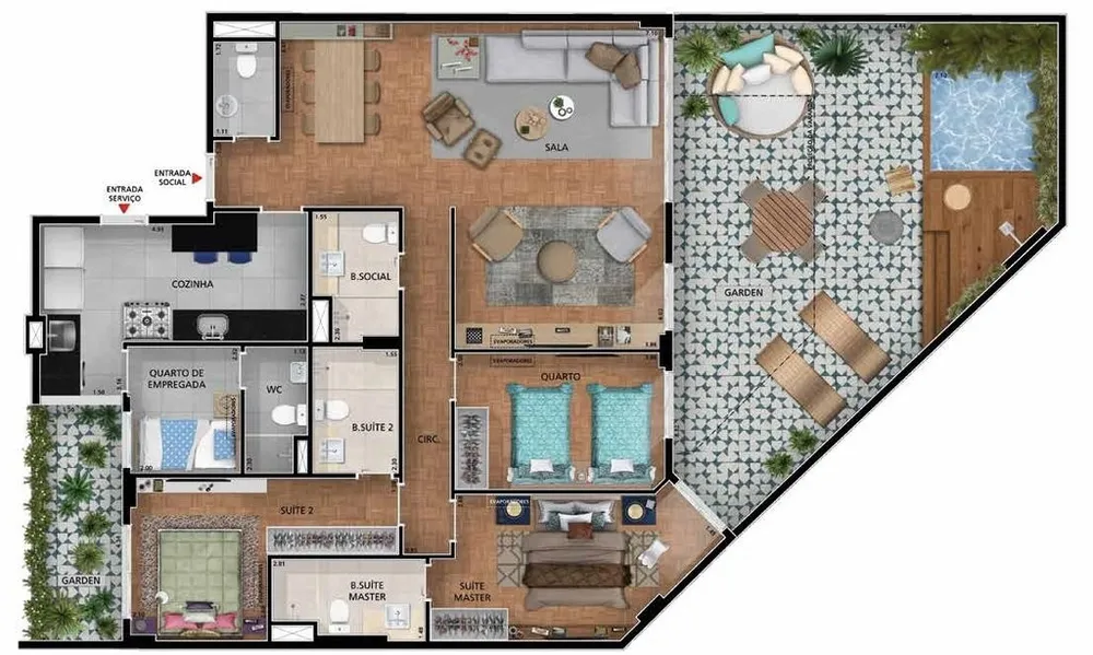 Apartamento, 4 quartos, 152 m² - Foto 16