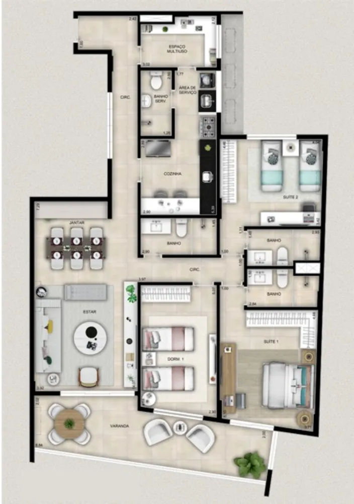 Apartamento, 2 quartos, 99 m² - Foto 21