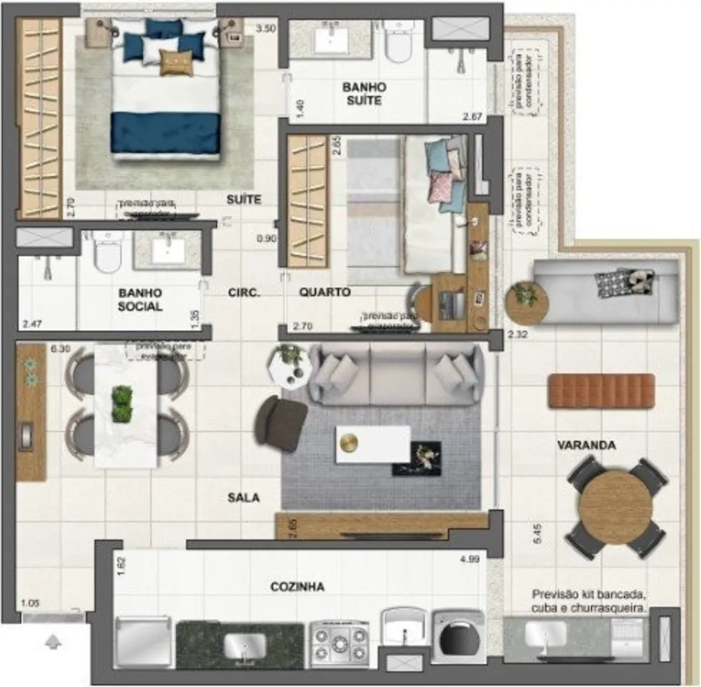 Apartamento, 4 quartos, 200 m² - Foto 53