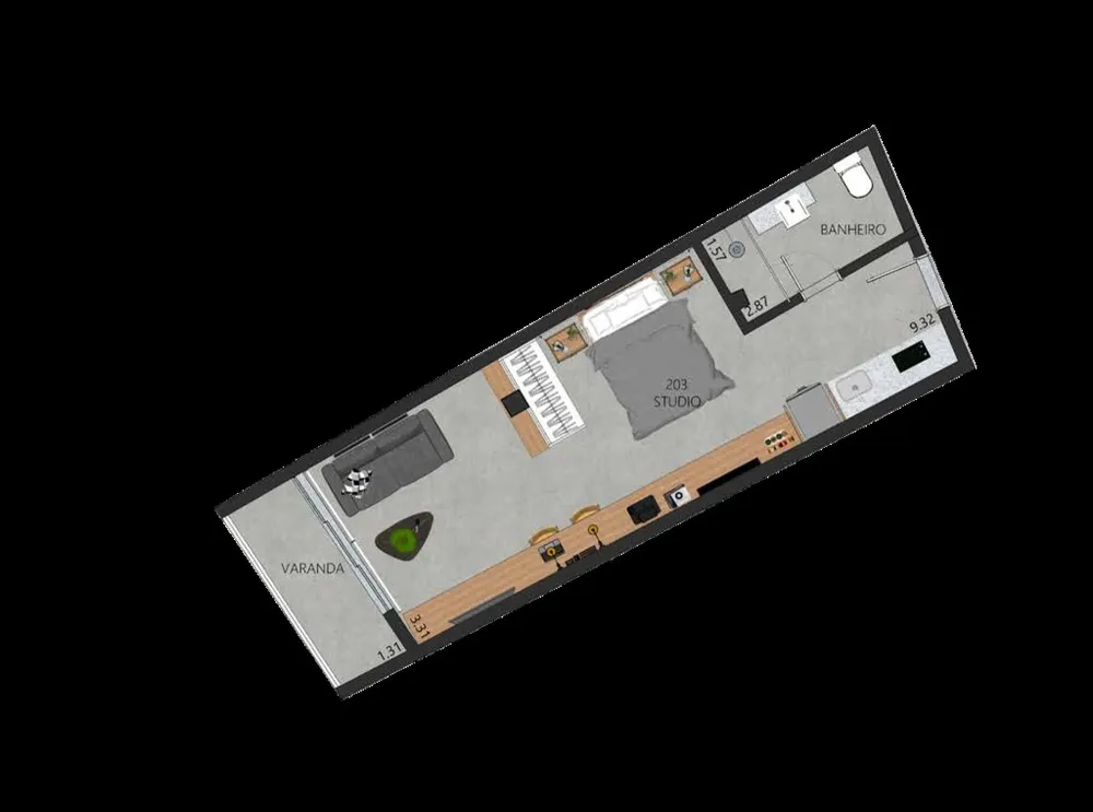Apartamento, 1 quarto, 45 m² - Foto 28