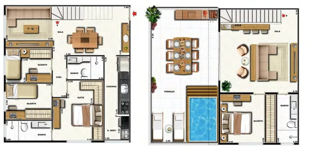 Cobertura, 2 quartos, 194 m² - Foto 42