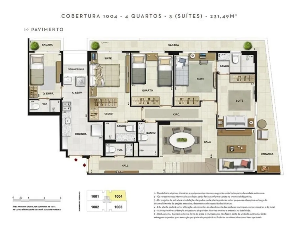Cobertura, 4 quartos, 253 m² - Foto 32