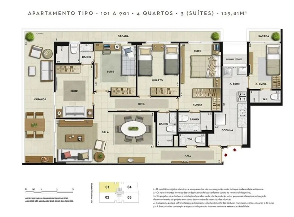 Cobertura, 4 quartos, 253 m² - Foto 20