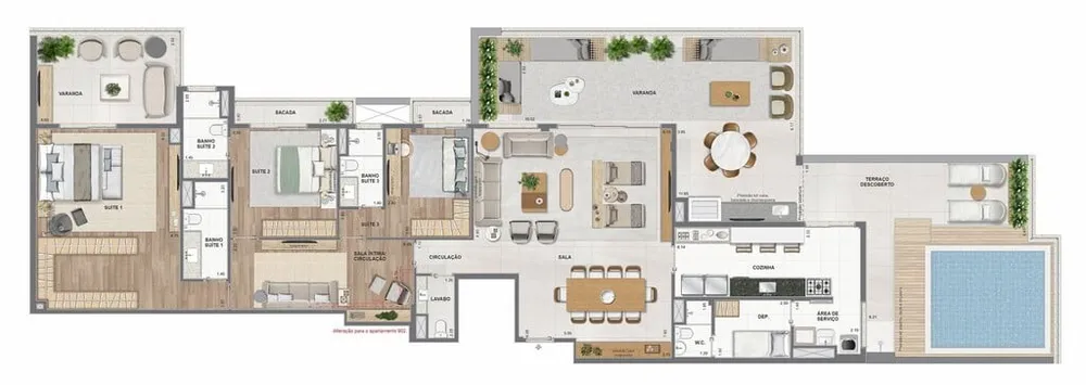 Apartamento, 3 quartos, 153 m² - Foto 61