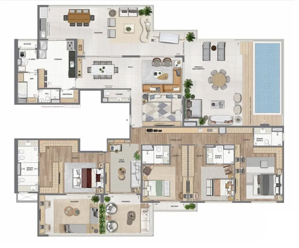 Apartamento, 3 quartos, 153 m² - Foto 62