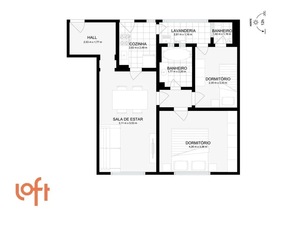 Apartamento, 1 quarto, 74 m² - Foto 28