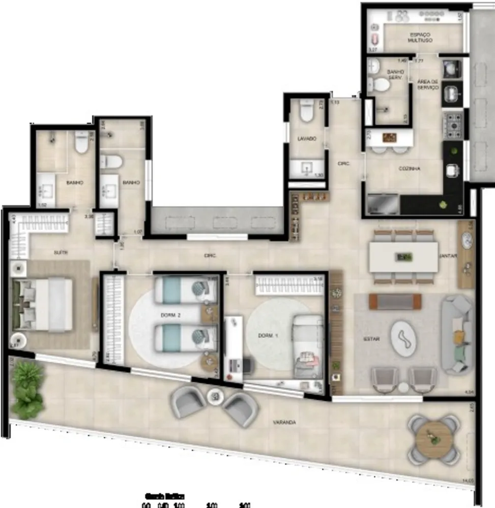 Apartamento, 2 quartos, 113 m² - Foto 4