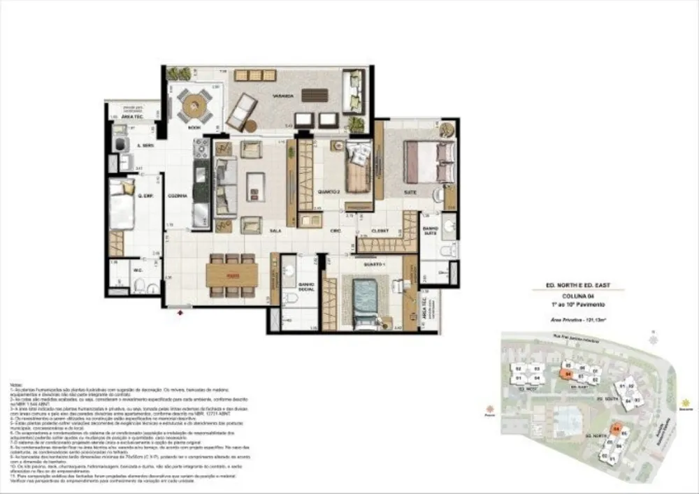 Apartamento, 3 quartos, 121 m² - Foto 32