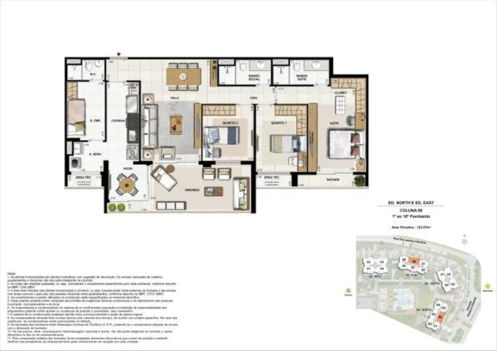 Apartamento, 3 quartos, 121 m² - Foto 33