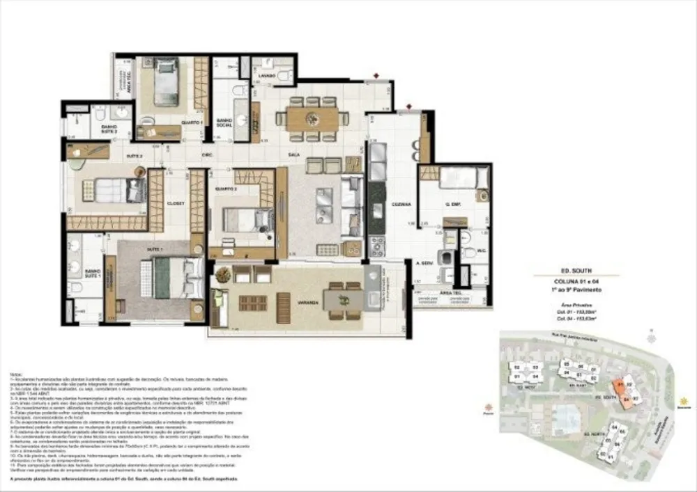 Apartamento, 3 quartos, 121 m² - Foto 35