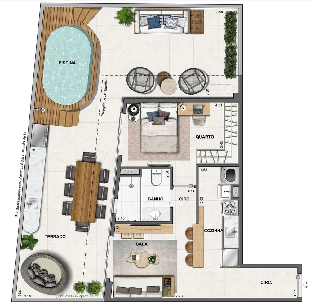 Cobertura, 2 quartos, 104 m² - Foto 23
