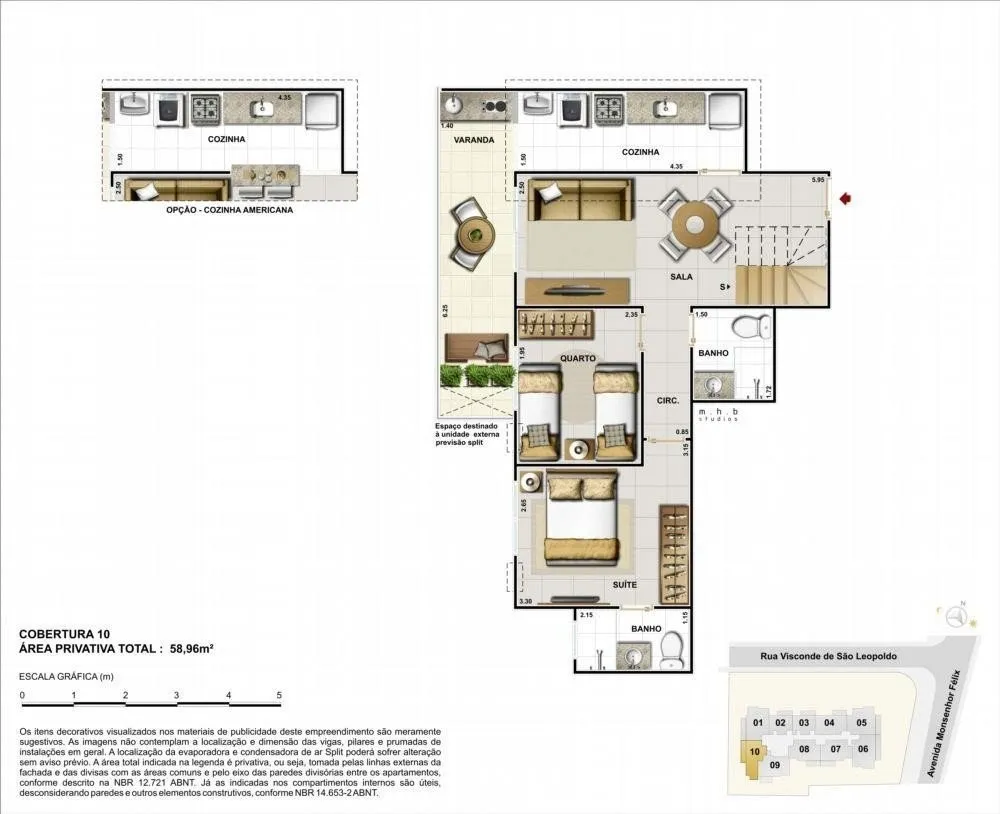 Apartamento, 3 quartos, 55 m² - Foto 25