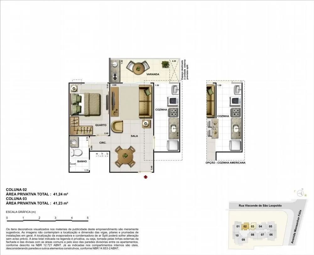 Apartamento, 3 quartos, 55 m² - Foto 18