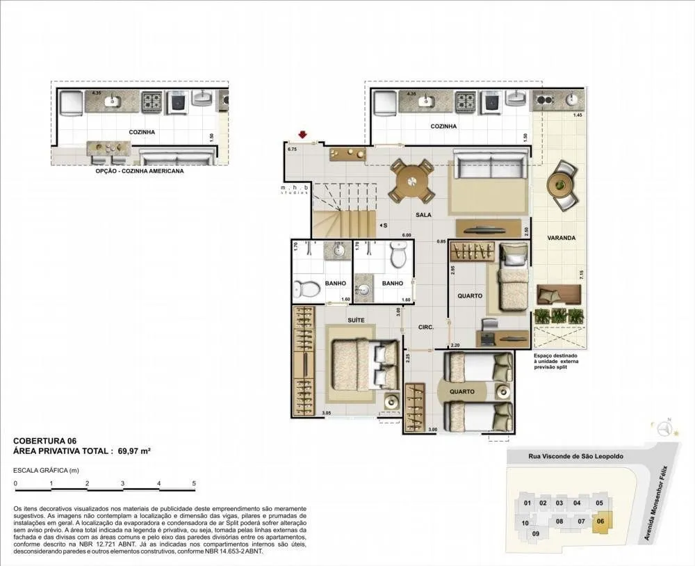Apartamento, 3 quartos, 55 m² - Foto 29