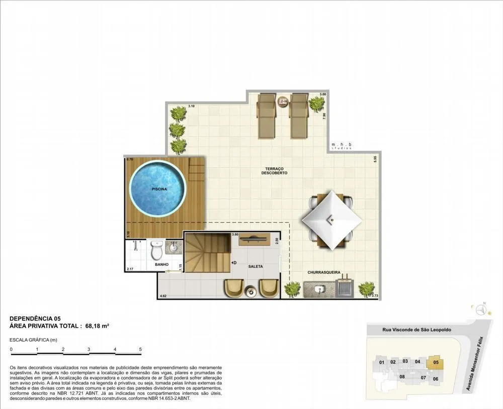 Apartamento, 3 quartos, 55 m² - Foto 33
