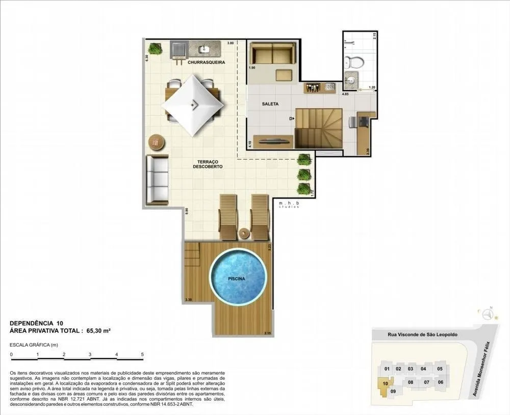 Apartamento, 3 quartos, 55 m² - Foto 26