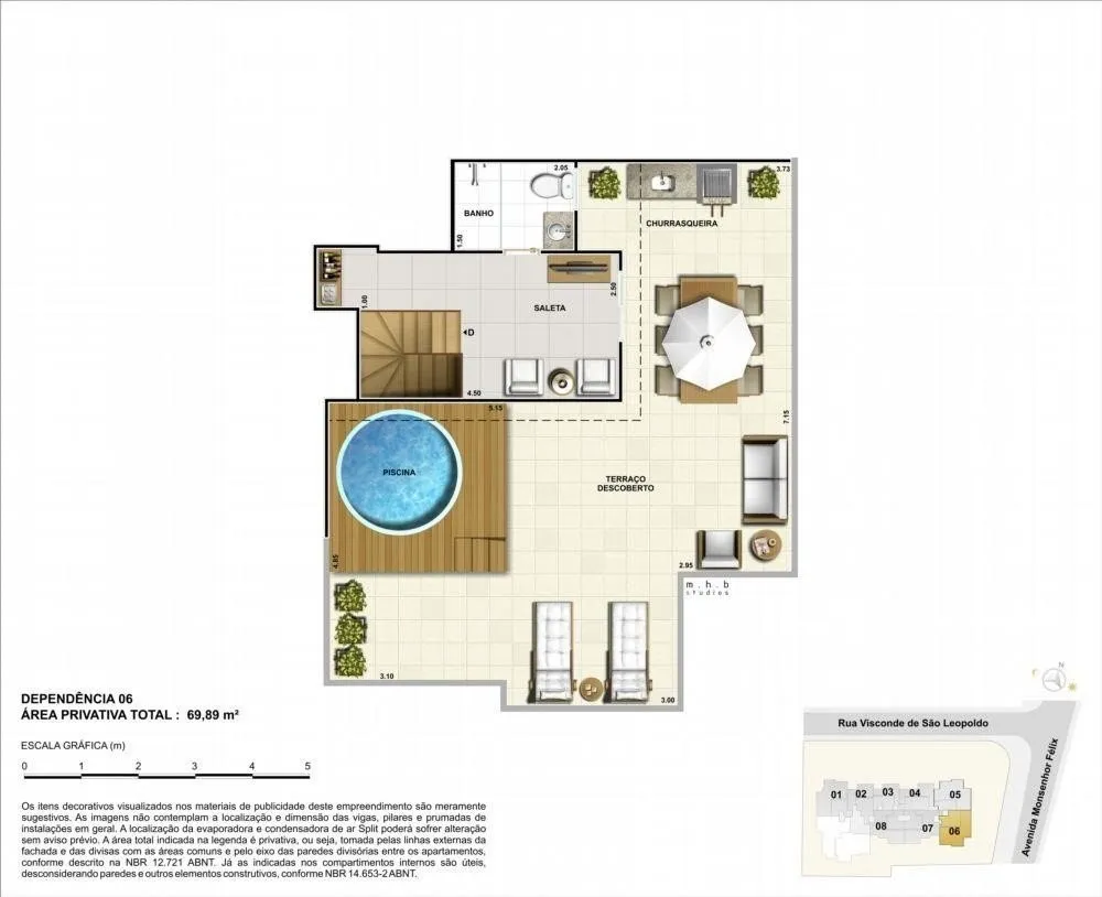 Apartamento, 3 quartos, 55 m² - Foto 30