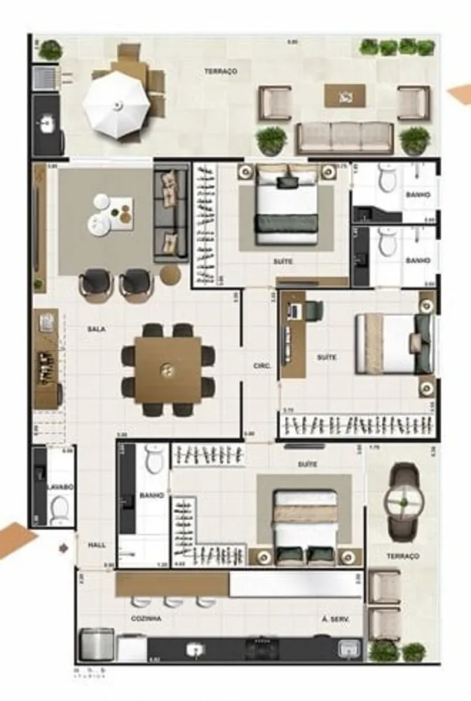 Apartamento, 3 quartos, 115 m² - Foto 26