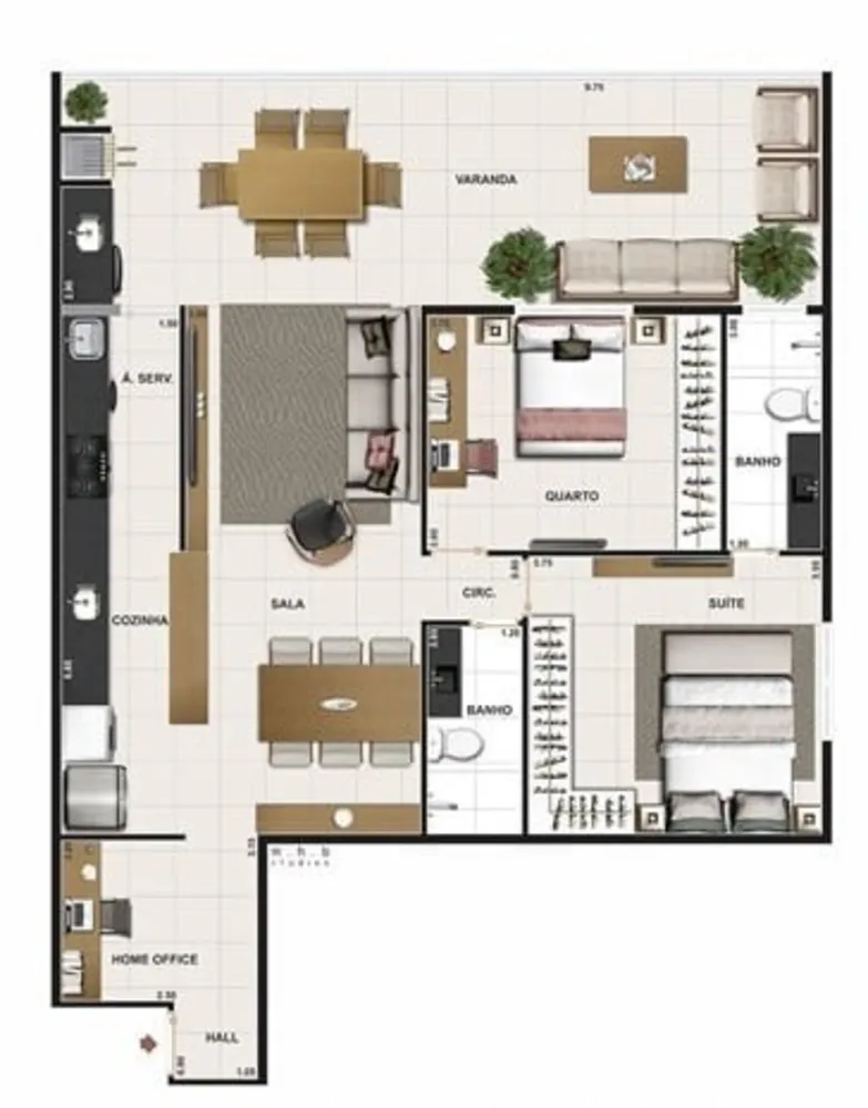 Apartamento, 3 quartos, 115 m² - Foto 21
