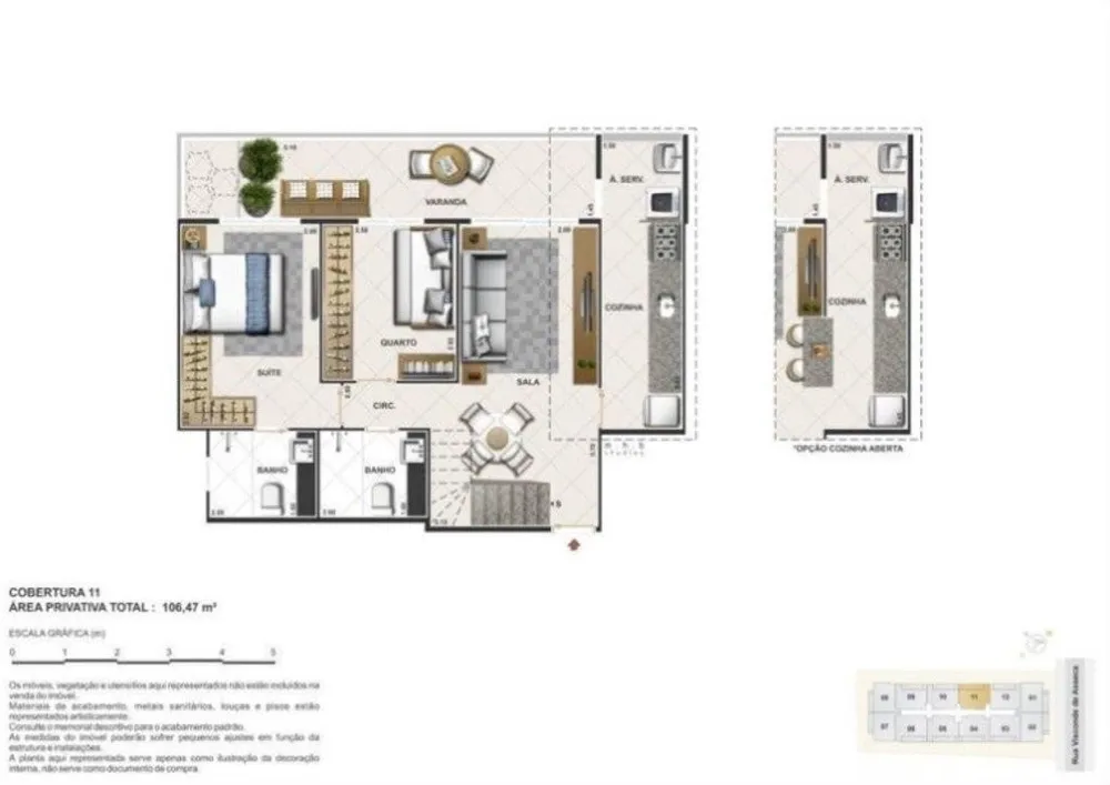 Cobertura, 2 quartos, 139 m² - Foto 30