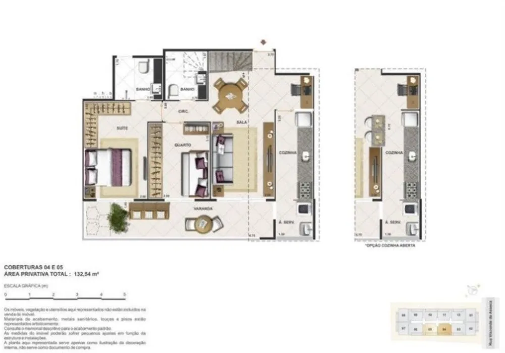 Cobertura, 2 quartos, 139 m² - Foto 38