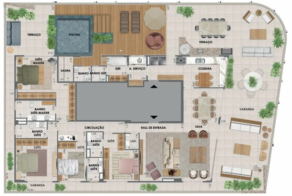 Cobertura, 3 quartos, 448 m² - Foto 18