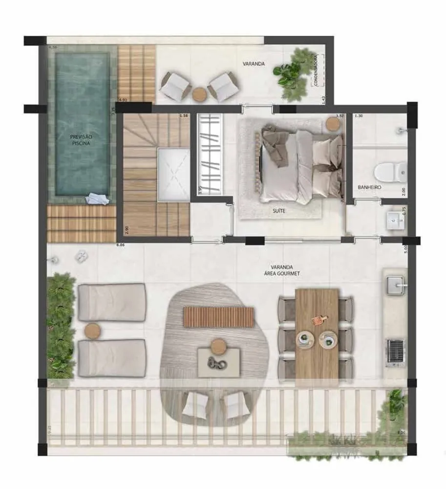 Apartamento, 1 quarto, 49 m² - Foto 39