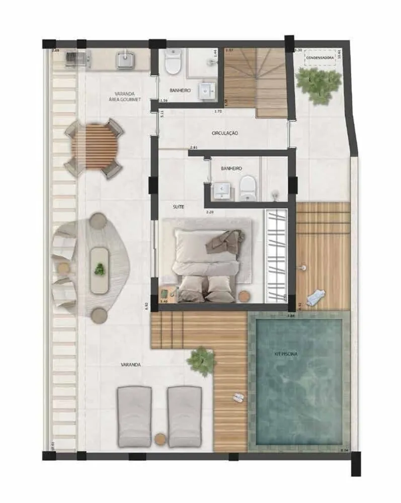 Apartamento, 1 quarto, 49 m² - Foto 43