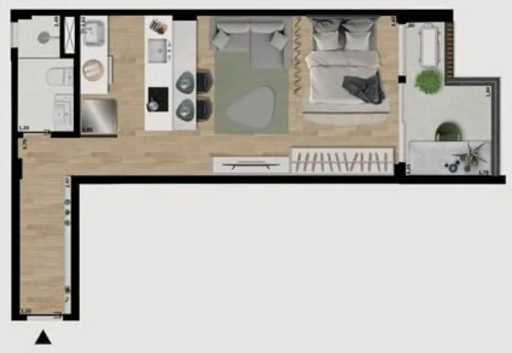 Apartamento, 1 quarto, 41 m² - Foto 29