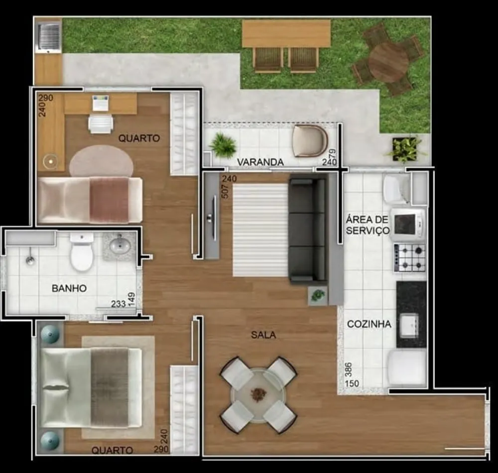 Apartamento, 2 quartos, 46 m² - Foto 25