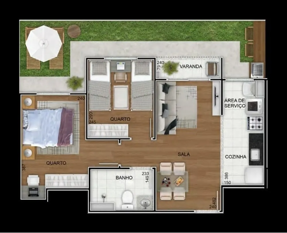Apartamento, 2 quartos, 46 m² - Foto 26