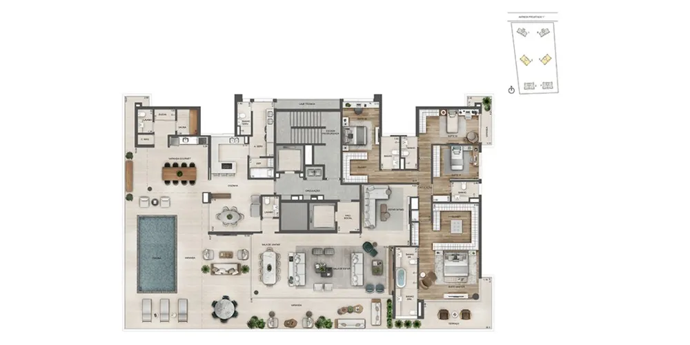 Cobertura, 4 quartos, 477 m² - Foto 64